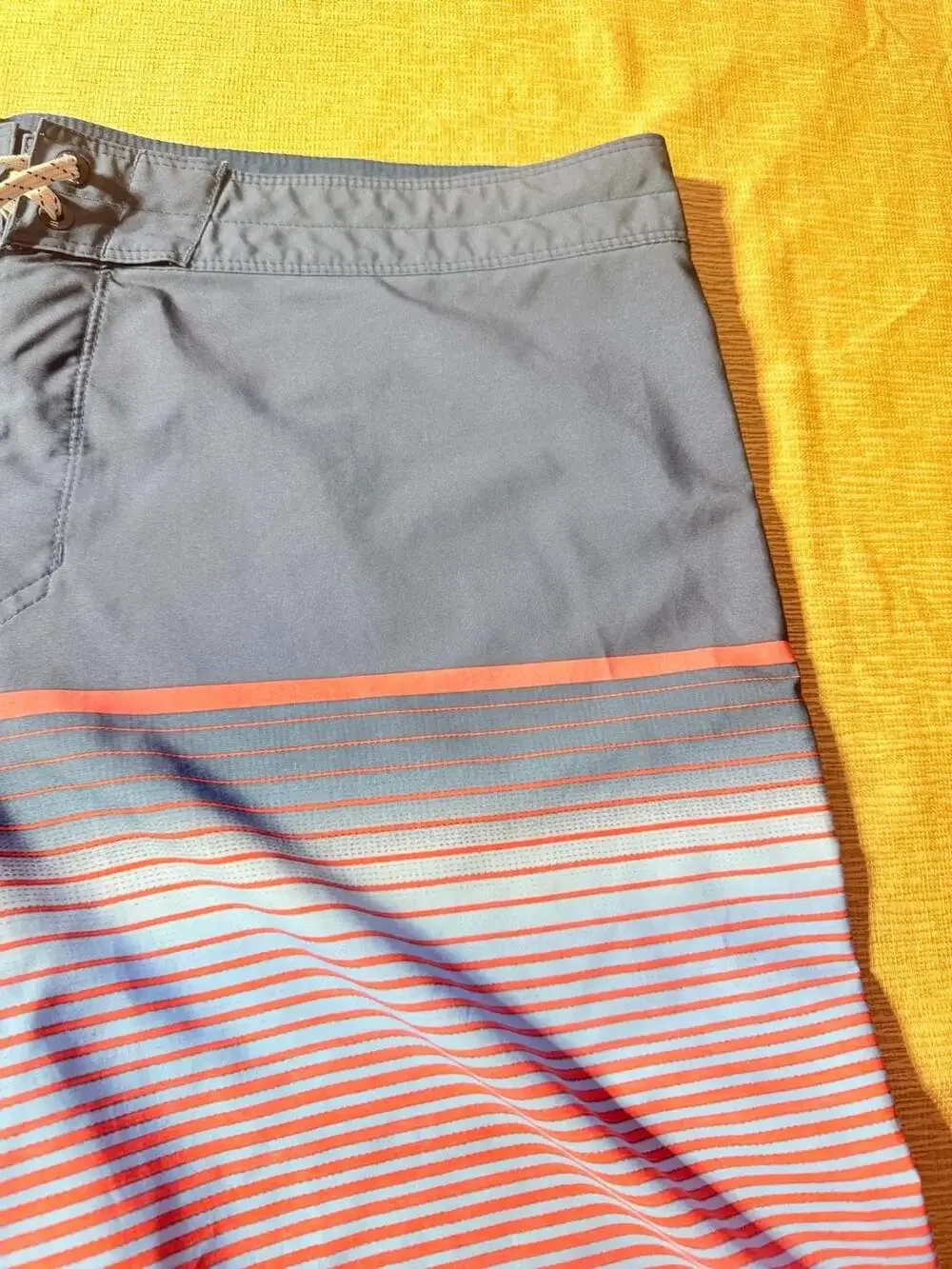 Billabong Recycled All Day Pro Board Shorts, Mens 40, Red & Blue Striped